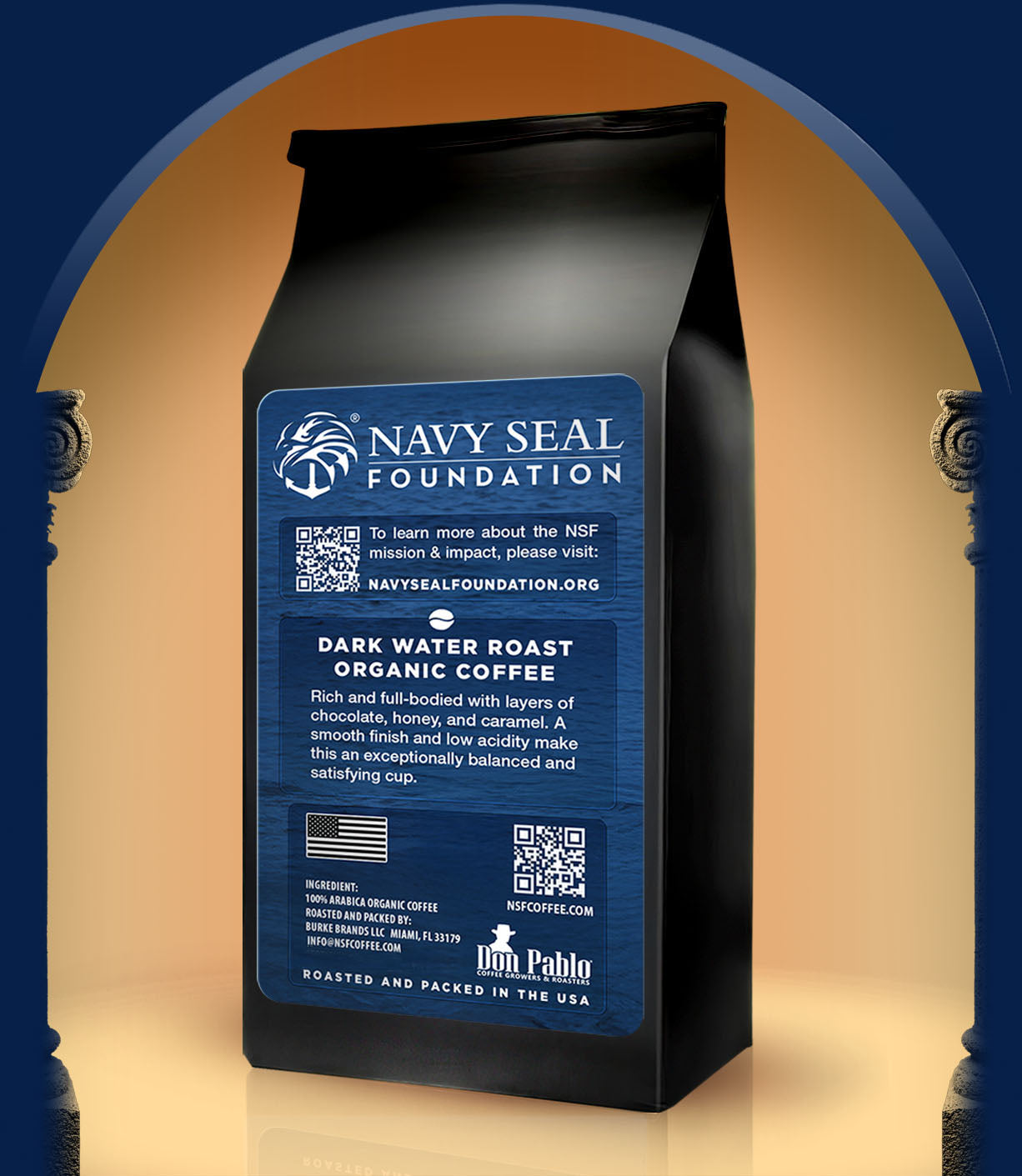 NSF Coffee - Medium Dark Roast Fresh Roasted Coffee Beans Bag