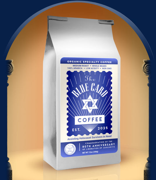 Blue Card Coffee - Medium Fresh Roasted Whole Beans Coffee Bag