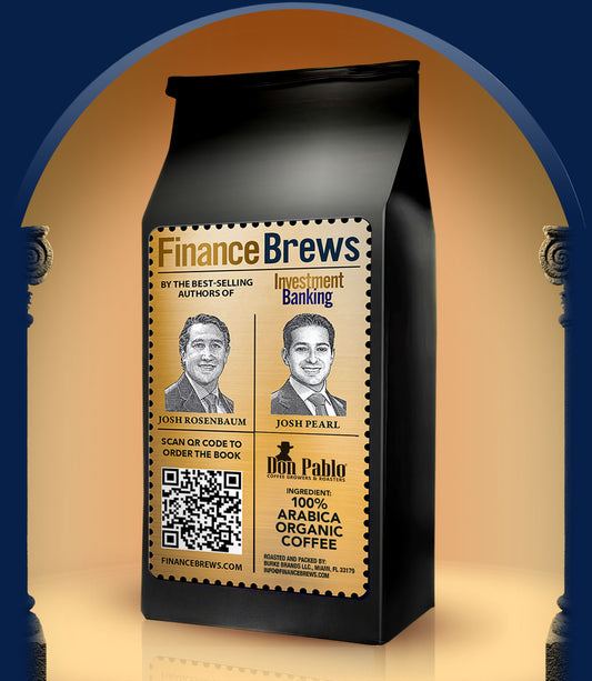 Finance Brews Medium Dark Roast Fresh Roasted Coffee Beans Bag