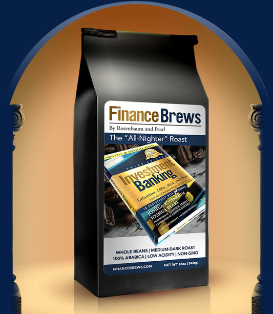 Finance Brews Medium Dark Roast Fresh Roasted Coffee Beans Bag